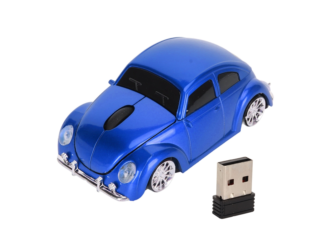 Ratón USB Pequeno e Indetectável com Botões de Modo e On/Off, 3 Trilhas, Plug and Play, Cor Prata S/MARCA