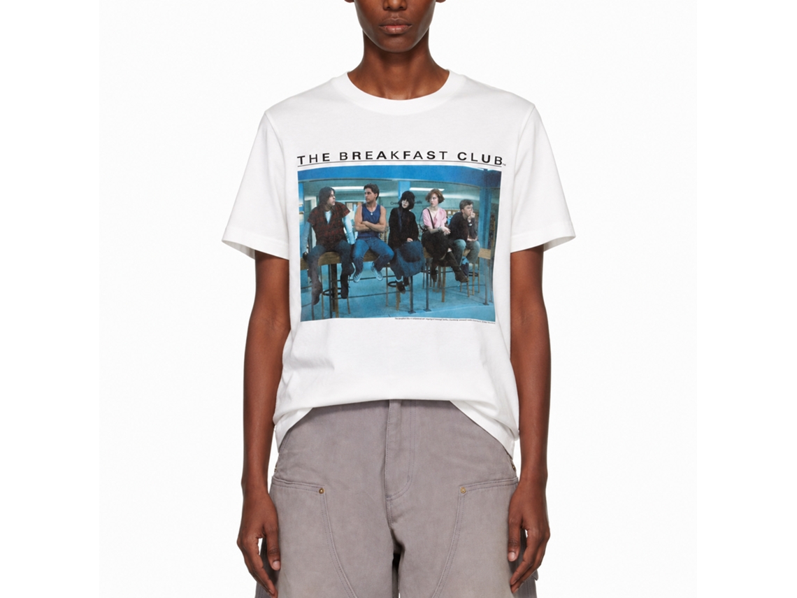 Rockinstone Breakfast Club Movie Posted Up White Adult T-shirt Size:xxxl
