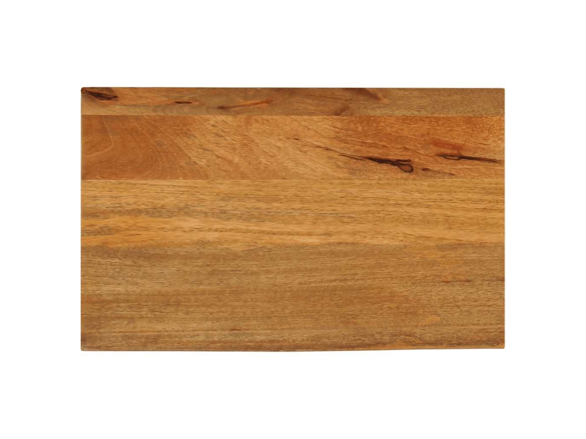 Vidaxl Tampo De Mesa C/ Borda Viva 50x40x2,5 Cm Mangueira Maciça