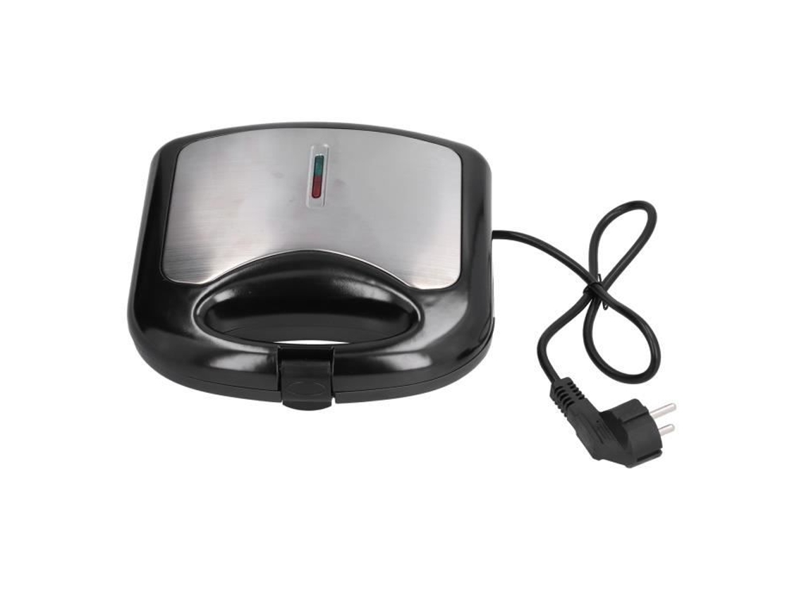 Máquina de Café Da Manhã Doméstica para Cachorro-Quente 750W Aquecedor de Cachorro-Quente Dupla Face com 6 Furos HURRISE