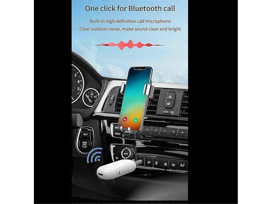 Receptor Bluetooth 5.3 Para Carro, Transmissor E Receptor Bluetooth Com Display Led, Receptor De Áudio Para