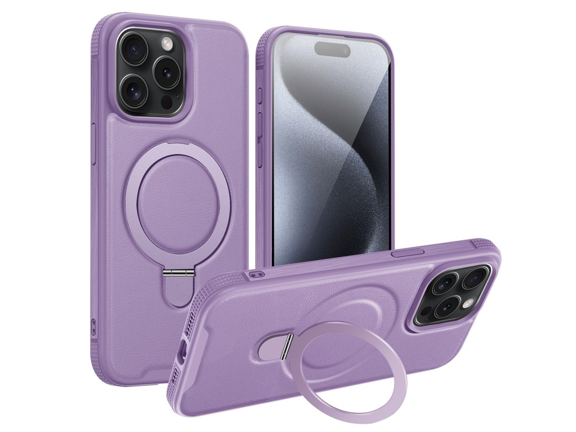 Zsanfs Capa Para Iphone 15 Pro Max, Cor Roxo