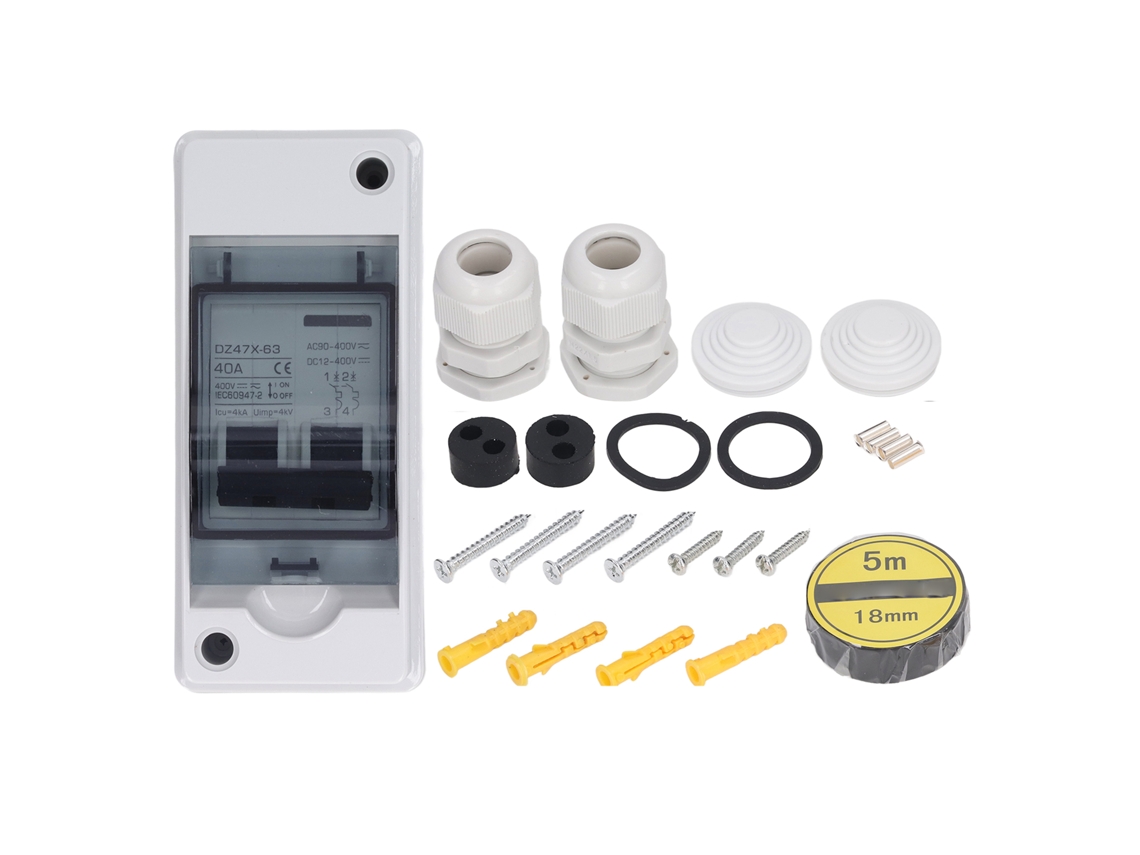 Interruptor Solar Pv 2p 40a Ip65 Dc 12-400v Ac 90-400v