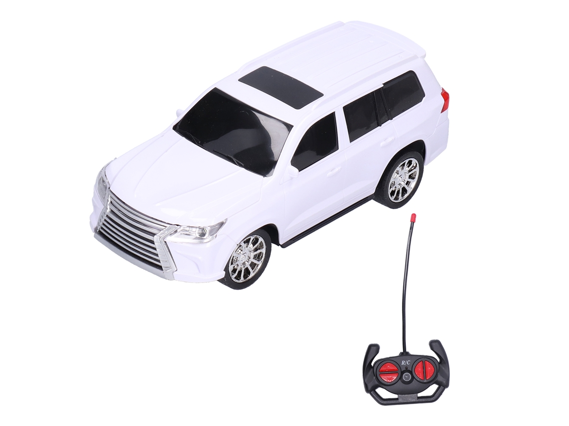 Primerox carro de Controle Remoto 1:16 4ch Modelo de Alta Simulação Branco para Crianças