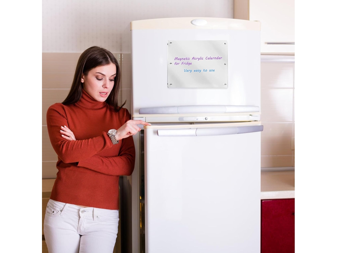 De Acrílico Para Escrever E Apagar, Quadro Magnético Transparente Para Geladeira
