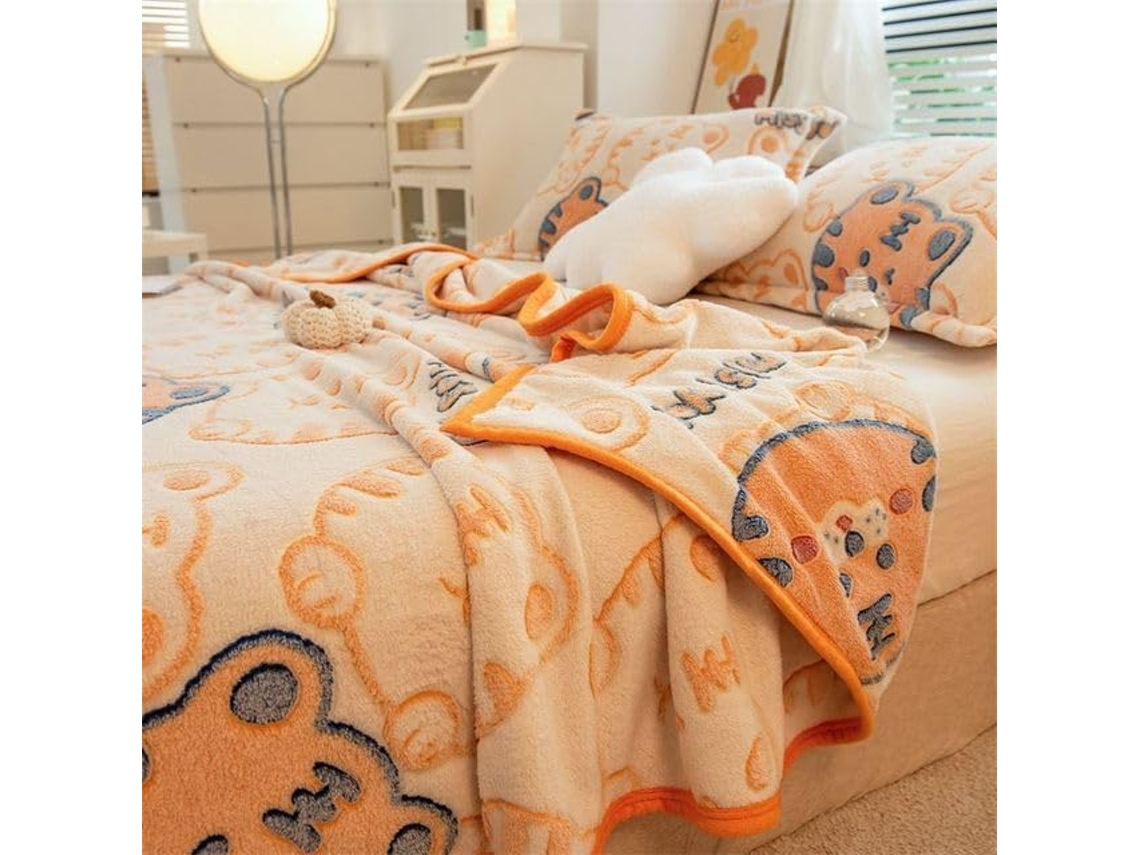 Mantas de Flanela Coral Fleece Macias e Quentes para Camas Imitação Pele Vison Manta Sofá Cor Sólida Inverno,