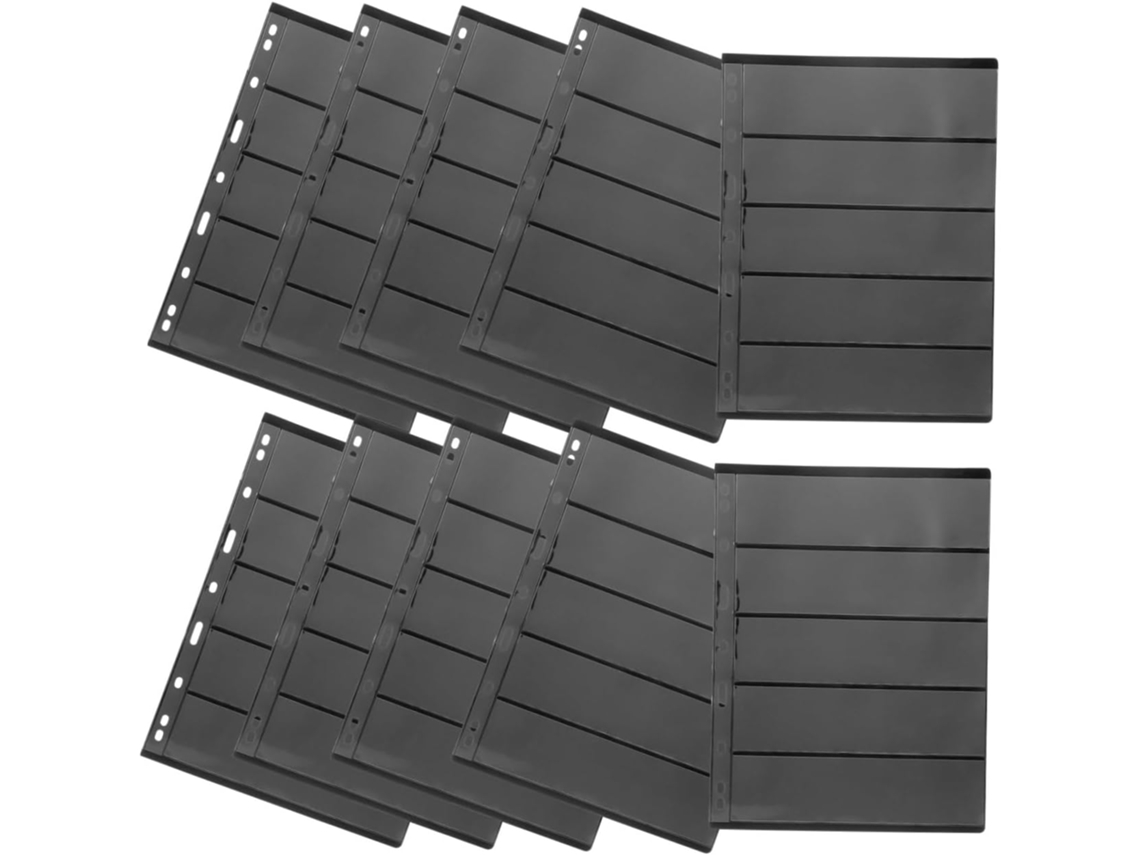 Ipetboom Classeur Timbres 10 Feuilles Mobiles Transparentes - Para Colecionadores Et Rangement De Cartes