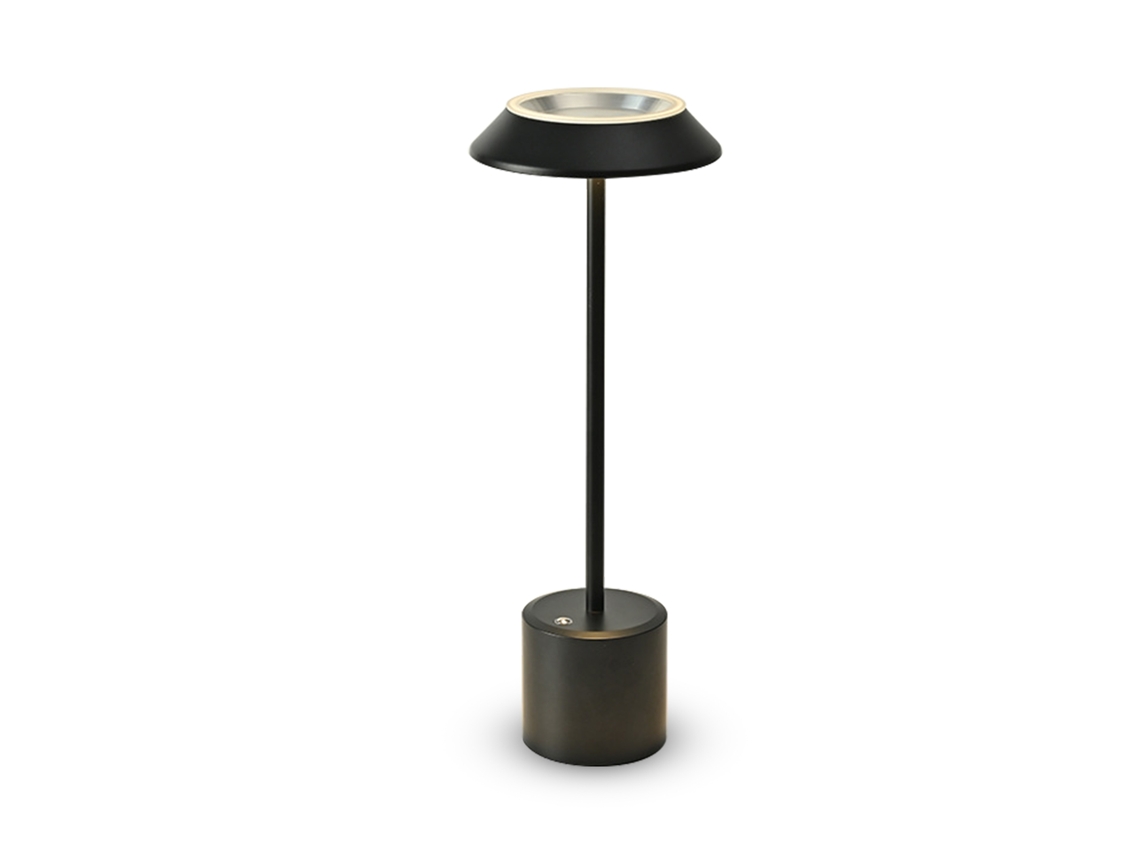 Lâmpada de Mesa LED sem fios, recarregável, controle por toque, ajuste de brilho contínuo S/MARCA