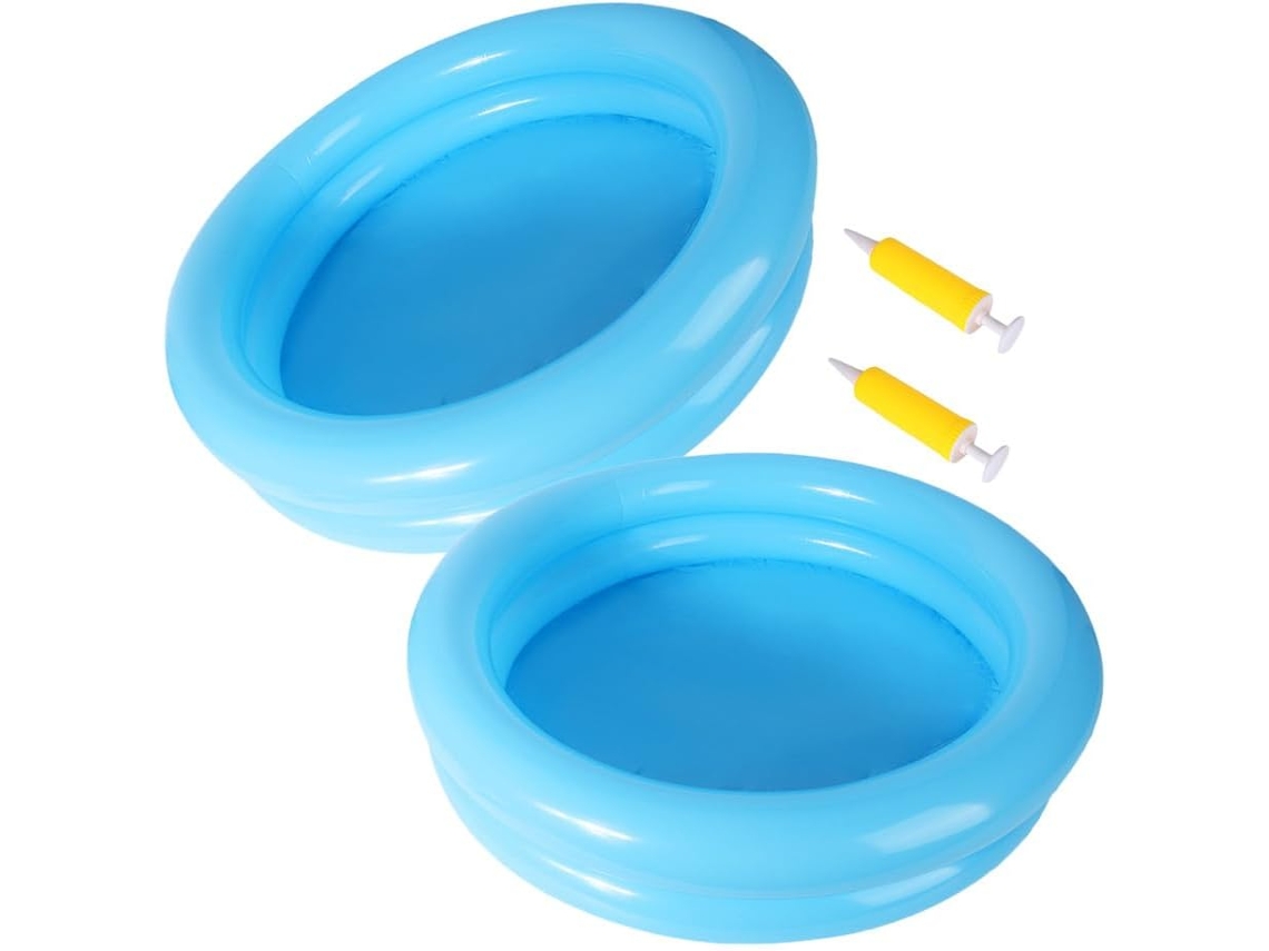 Conjunto de 2 piscinas infláveis pequenas para ambientes CHABERLU
