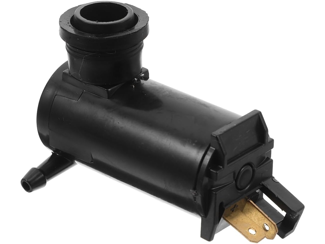 Bomba De Lavagem Do Para-brisa, Em Plástico Preto Com Motor De Alta Potência.