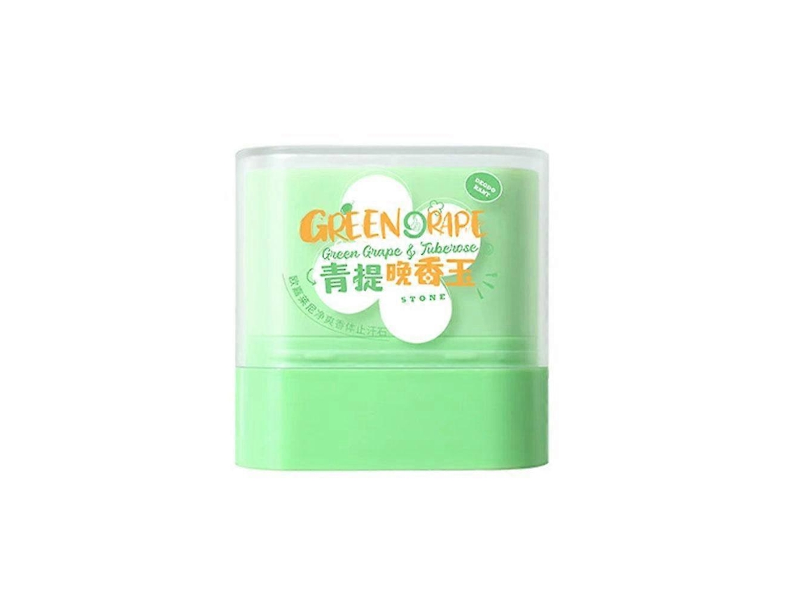 Solid Deodorant Stone For Body - Long Lasting Invisible Freshness-10g-green