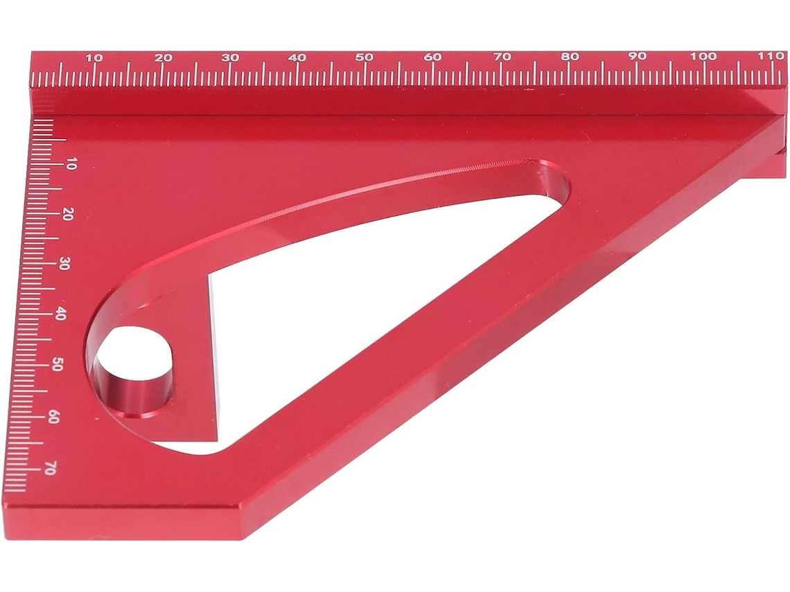 Ferramenta 45 90 Alumínio Transparente 1 2 Design Capyle Longo Com Tempo De Medição