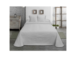 Colcha HOSTELINE ESPIGA (Cinzento Pérola - 180 x 270 cm)