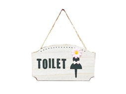 1Pcs Placa de Banheiro de Madeira ALLINLESS