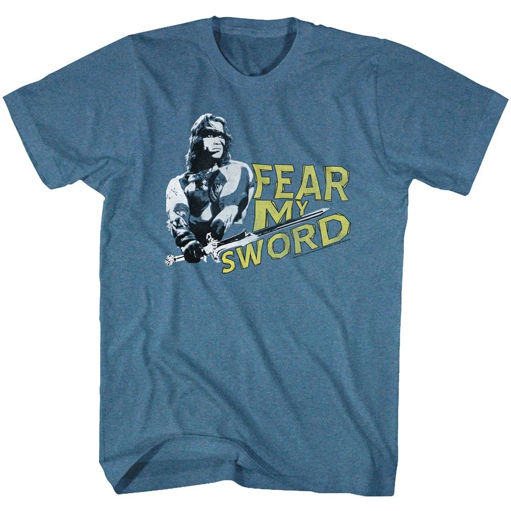 Rockinstone Conan Mine Is Better Heather Indigo Adult T-shirt Size:xl