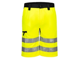 Bermuda De Trabalho De Alta Visibilidade Ecológica Wx2 | Verão Amarillo/negro / 36