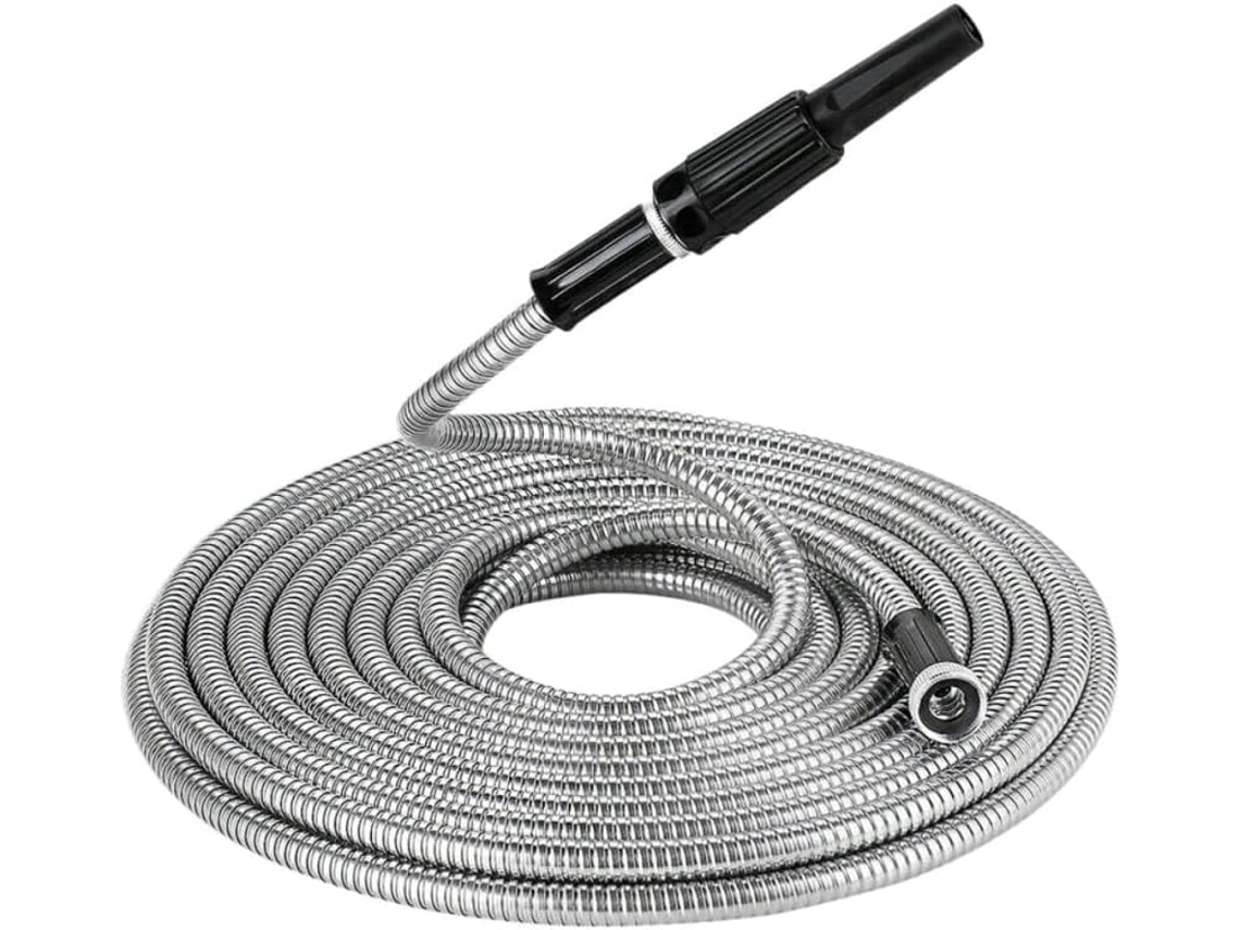 Mangueira De Jardim Leve Em Aço Inoxidável Com Material Robusto Pvc,