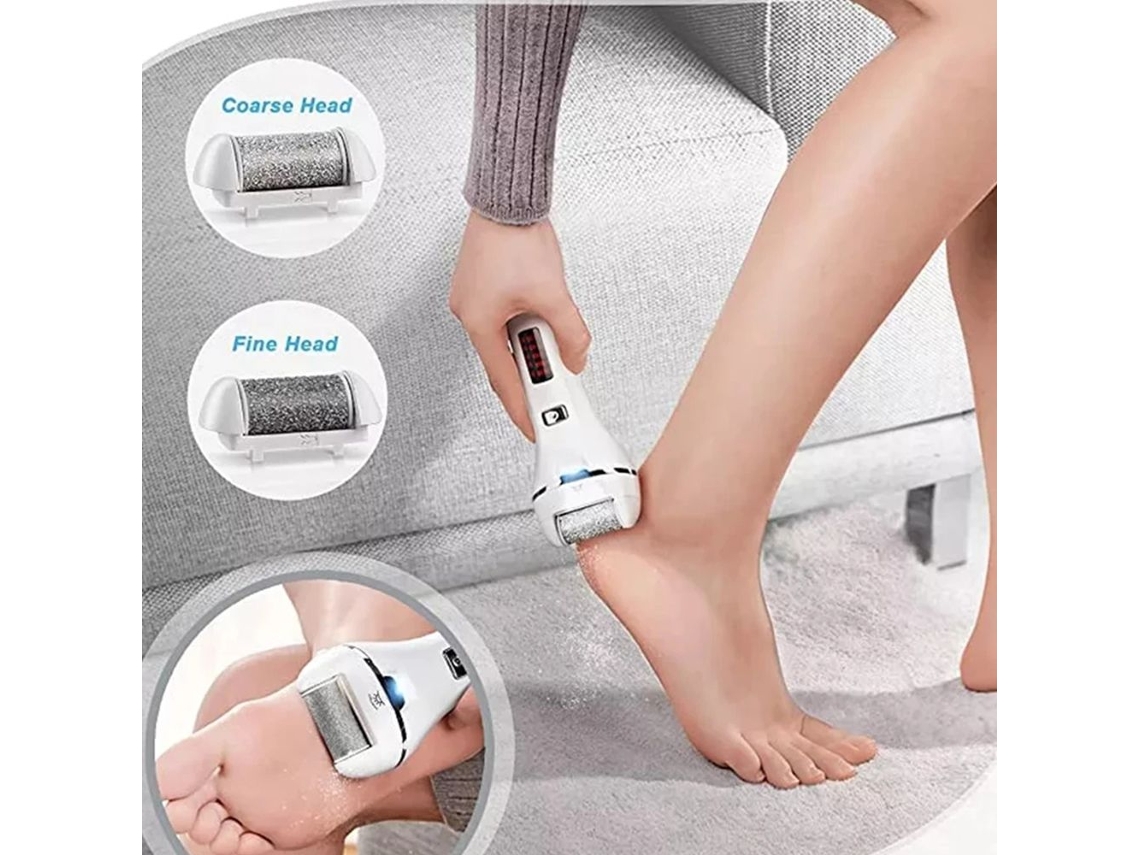 Lixa Elétrica Para Pés, Ferramenta De Pedicure Para Lixar Calcanhares, Preta Aquaforge