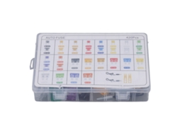 KIT DE FUSÍVEIS HKJ 435pcs Automotivos com Testador de Circuito