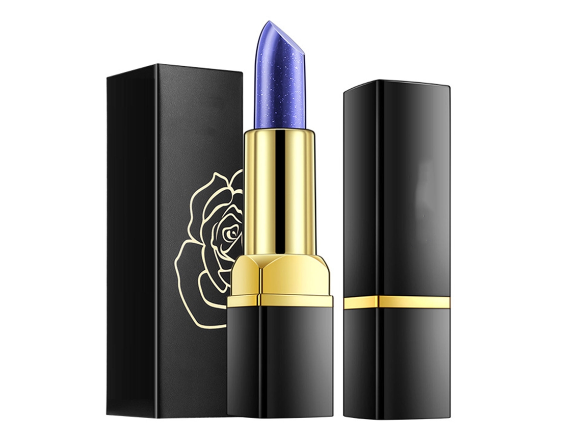 Labial Cambiante Rosa Azul Hidratante Impermeable Brillo Labial Para Maquillaje Mujer Niña