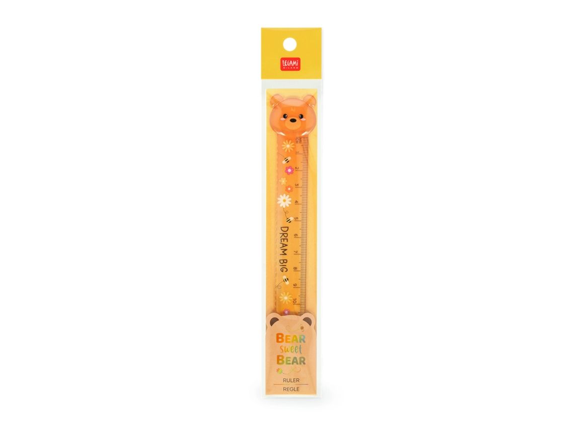 Régua LEGAMI Bear Sweet Bear "dream Big" 15cm Blister Rucat0003