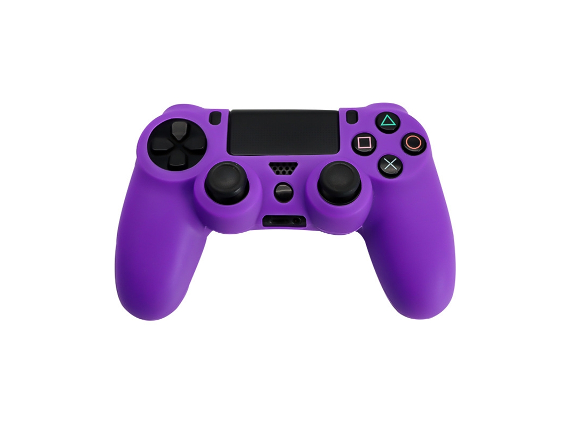 Capa de Silicone para Controles de Ps4 BRILVIBERA (roxa)