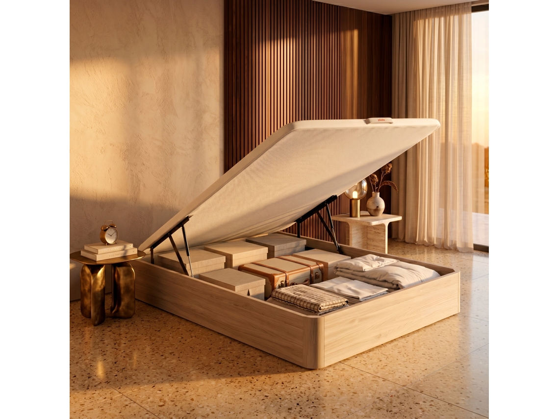 Sommier com Arrumação PIKOLIN Airbox - 105x190cm (32 Cm de Altura - Glaciar)