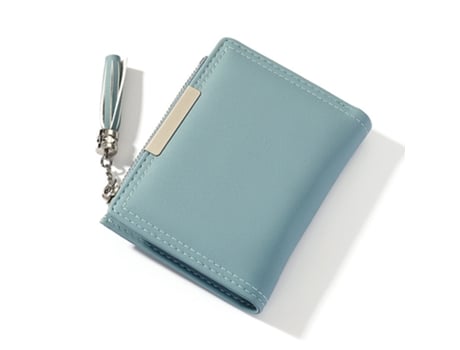 Porta-Moedas de Mulher ZMDECQNA Pequenas Elegantes Para Azul