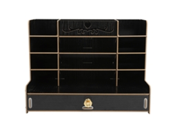Organizador de Mesa Mdf para Materiais de Escritório com Design Estiloso e Grande Capacidade | S/MARCA
