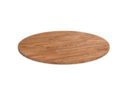 Vidaxl Tampo Mesa Redondo Ø40x1,5 Cm Carvalho Tratado Castanho-claro