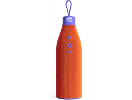 Coluna Bluetooth  Orangebottle (Laranja - 3 W - Autonomia: 6 horas -  Alcance: 10 metros)