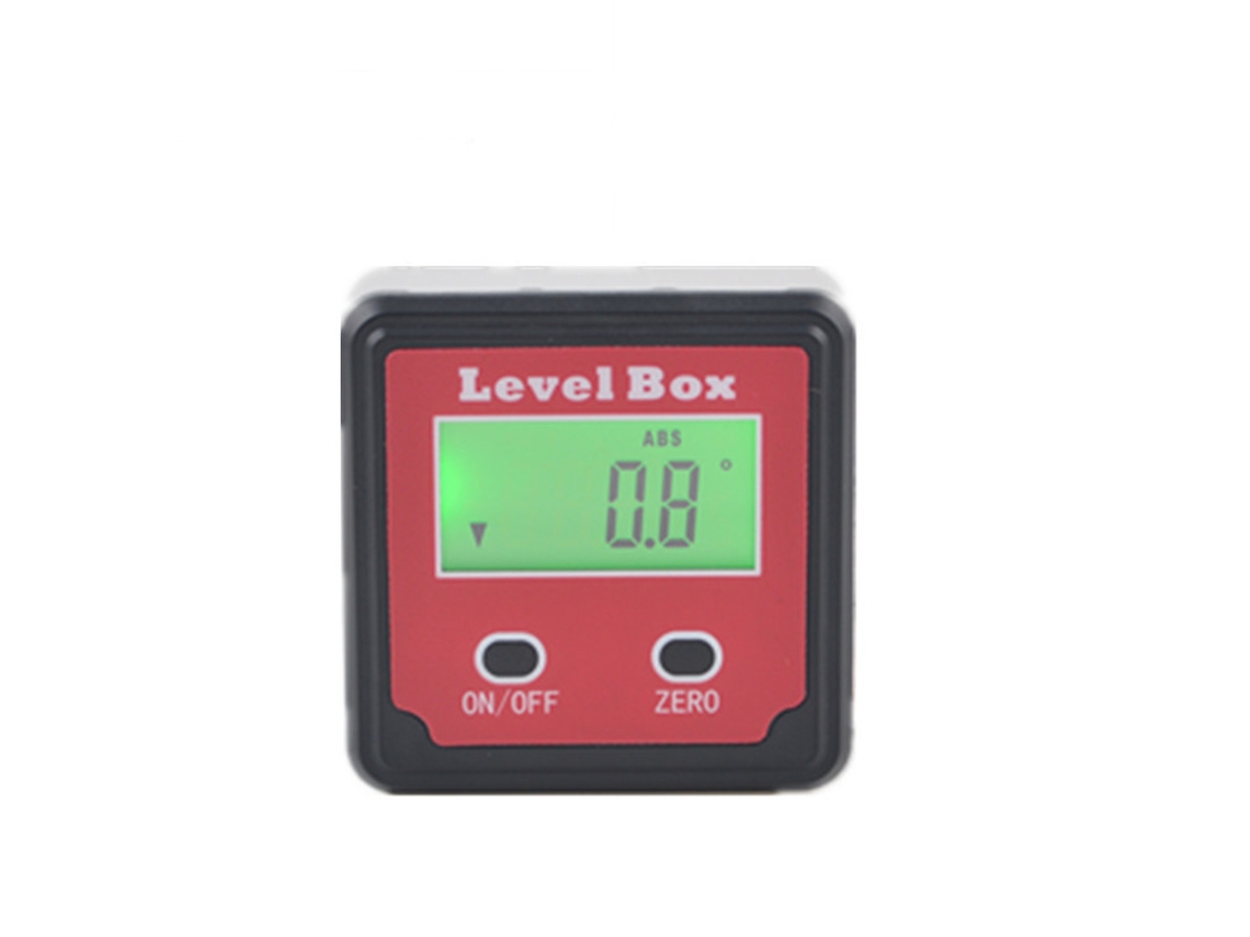 Nível eletrônico digital Lytool 2 180° com inclinômetro magnético, transferidor digital, visor LCD e luz de fundo Brilvibera
