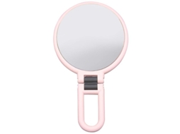 2026-espejo De 15x De Aumento Doble Lado Plegable Giratorio Portátil Para Maquillaje (rosa)