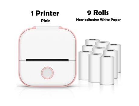 Portable Mini Thermal Printer Wirelessly Bt 203Dpi Photo Label Memo Wrong Question Printing With Usb Cable Imprimante Portable HHZ