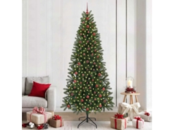Vidaxl Árvore De Natal Artificial Verde 240 Cm Pe E Pvc