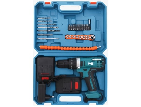 Aparafusadora Elétrica Caixa De Ferramentas M2 Tec Wd 04 Preto Verde Escuro