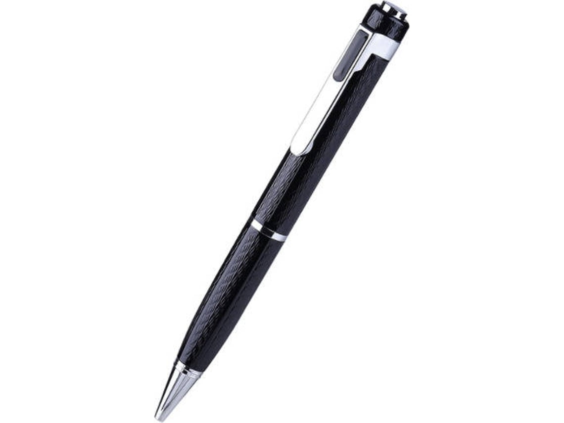 Mini Gravador de Voz Gravação de Redução de Ruído Portátil de 192 Kbp Usado -16 Gbpreto