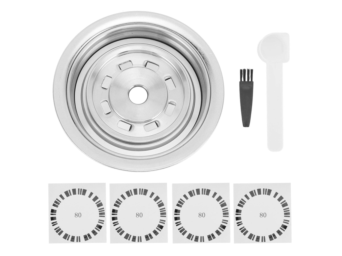 Adaptador Laxiscreed Para Cápsulas De Café Compatível Com Várias Máquinas, Reutilizável Em Aço Inoxidável