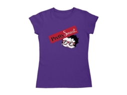 Óculos Da Betty Boop. Linda. Inteligente. Camiseta Feminina.