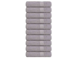 Hand Towel, Hand Towels Vidaxl Cinzeto Algodão (50 X 100 Cm)