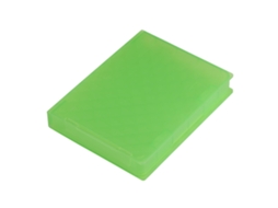 2026zentro-caixa De Armazenamento Antiestática Para Hdd E Ssd 2.5 Polegadas, Resistente A Impactos E Poeira, Verde Anti-derrubada