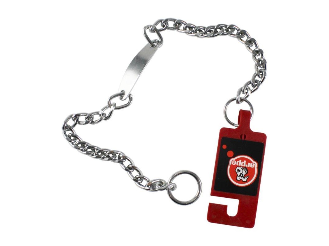 Collar perro cr. c/placa 11545 45cm