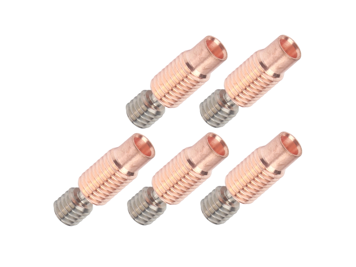 5pcs Disyuntor Bimetálico De Titanio E Cobre Para Impressora 3d Prusa I3 Mk3 Mk3s Filamento