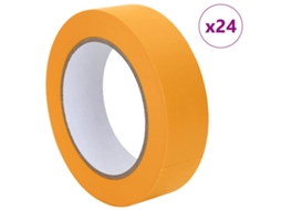 Conjunto 24 Fita Para Pintores Vidaxl Amarelo Papel (30mm X 50m)