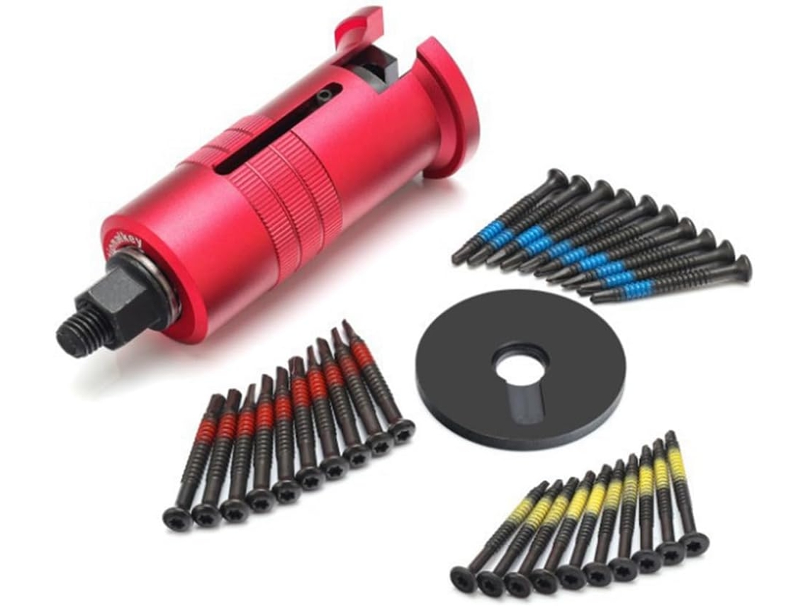 Extrator De Pinos Para Fechaduras - Ferramenta De Extração Inclui 30 Parafusos Autoatarraxantes De Aço Com