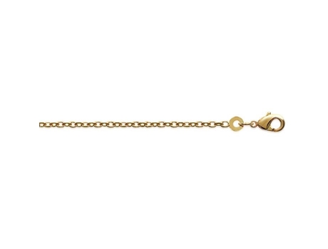 Coador Brillaxis Forced Malha 50 cm Banho Dourado Cor Amarelo Feminino