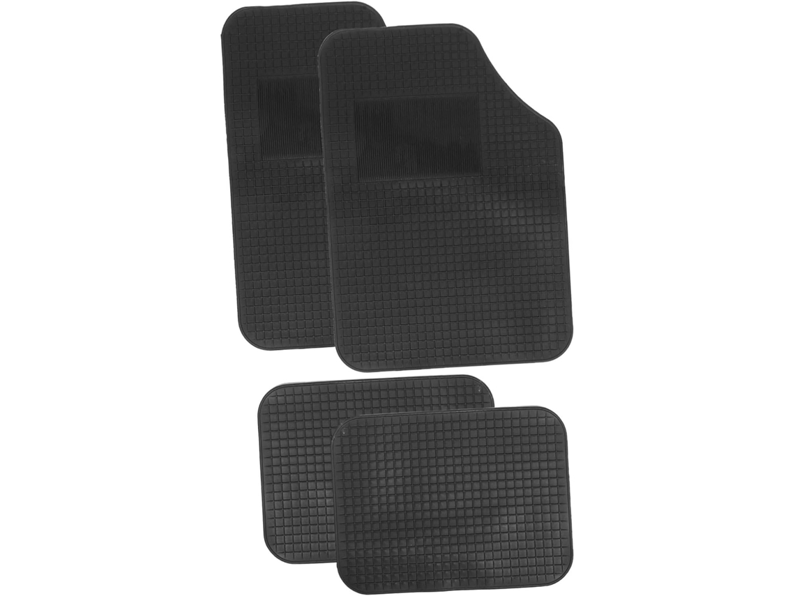 Conjunto completo de 4 tapetes automotivos. Detalhes.