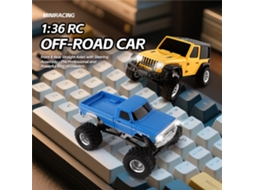 Azuljiabaile 3601 3602 Rtr 1/36 2.4g 4wd Rock Crawler Off road Luz Led Proporcional 60min Brinquedo MDUG