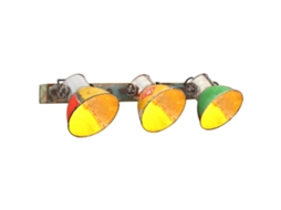 Candeeiro de parede VIDAXL Multicolor Ferro (65x25 cm)
