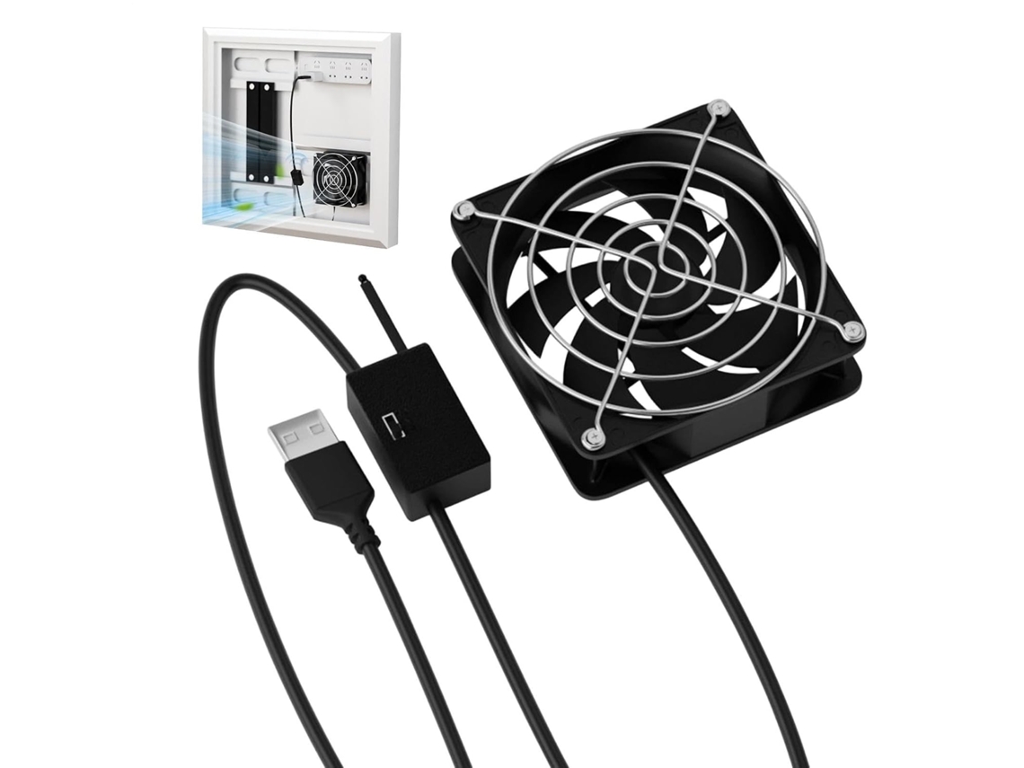 Ventoinha De Resfriamento Usb De 5v Para Pc